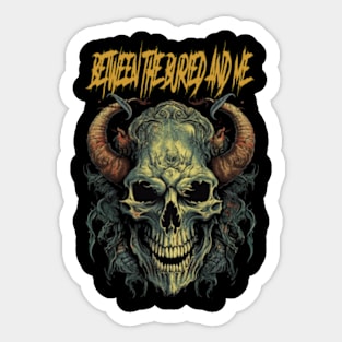 BETWEEN THE BURIED AND ME MERCH VTG Sticker